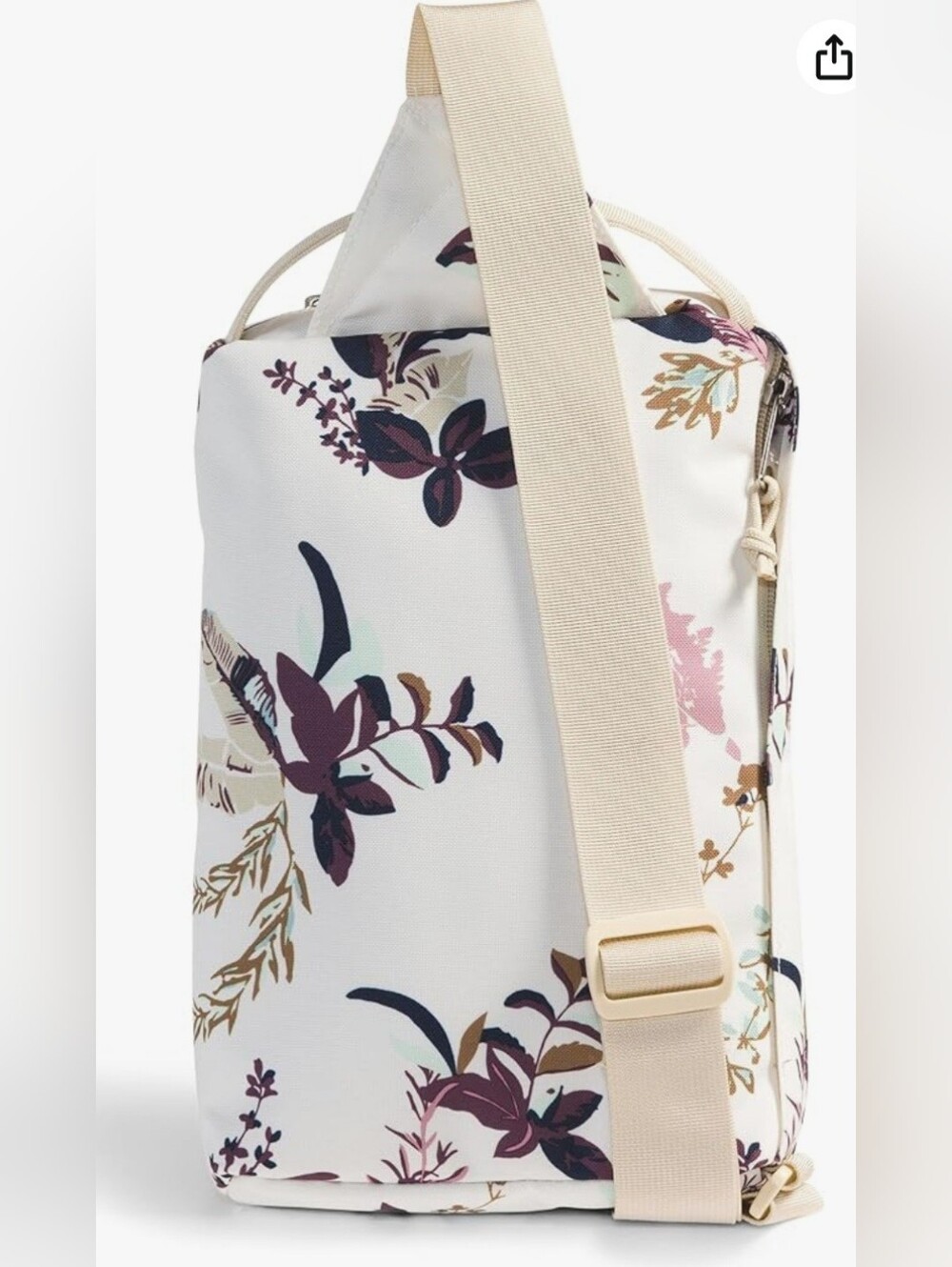The North Face,Berkeley Field Sling Bag,  In Floral Neutral & Mauve - Picture 4 of 13